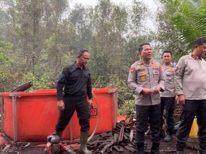 Lindungi Petugas Karhutla Kalteng, Polri Siapkan Tim Dokter-Rumah Oksigen