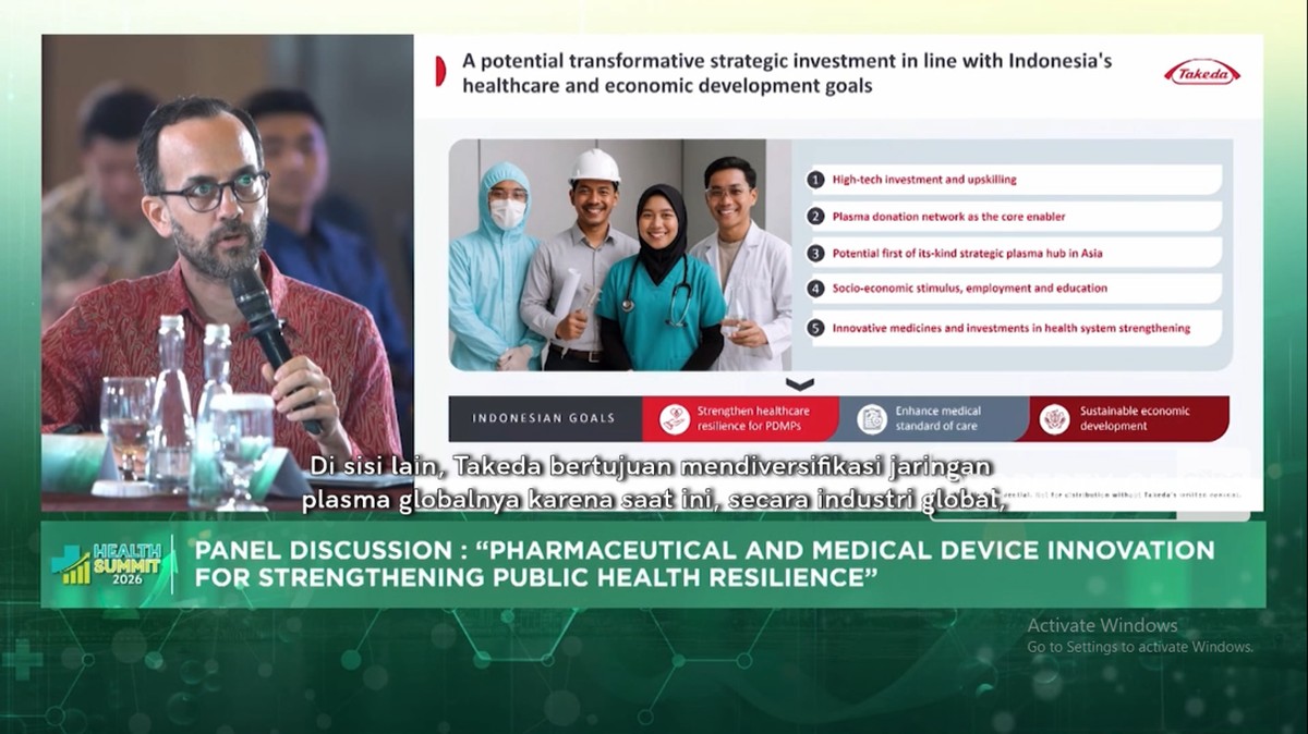 Video: Bangun Pabrik Obat Dari Plasma Darah, Takeda Investasi USD 30 M
