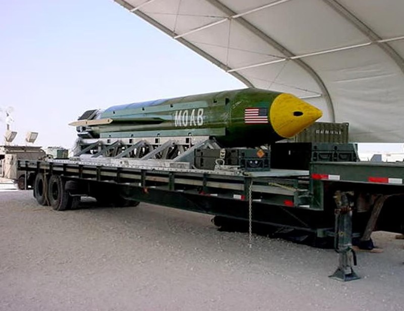GBU-43/B Massive Ordnance Air Blast (MOAB). (DOD / AFP)