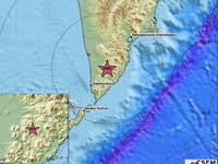 Gempa bumi guncang 123 km barat daya Vilyuchinsk. (Dok. CSEM)