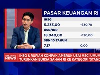 Jika Status RI Turun ke Standalone Market, Apa Efeknya ke IHSG - Rupiah?