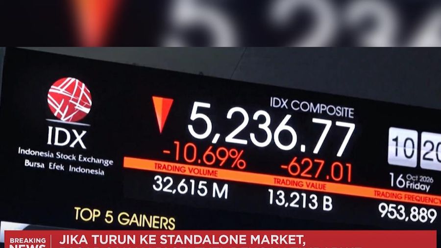 Jika Turun ke Standalone Market, Pasar Saham RI Selevel Dengan Zimbabwe