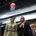 Kapolri Suyudi Ario Seto, CEO Danantara Rosan, Ketua OJK Friderica, Ketua DPR RI Sufmi Dasco, Kepala BP BUMN Dony Oskaria, Kepala Eksekutif PMDK Hasan Fawzi sambangi gedung Bursa Efek Indonesia (BEI) pada Jumat (16/10/2026). (CNBC Indonesia/Muhammad