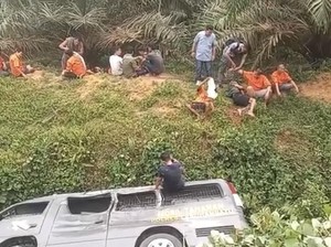 Mobil Tahanan Polres Labuhanbatu Kecelakaan, Sejumlah Penumpang Luka-luka