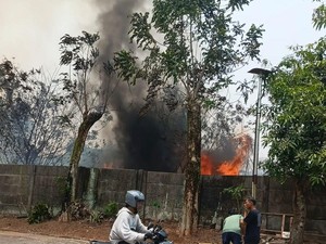 Lahan 1.000 Meter Persegi di Tangsel Kebakaran, Dipicu Orang Nabun Sampah