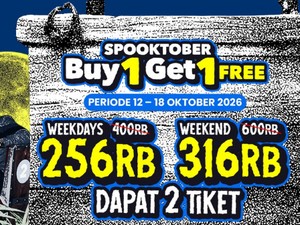 Tiket Berdua Lebih Hemat! Ada Promo Buy 1 Get 1 di Trans Studio Cibubur dan Bandung