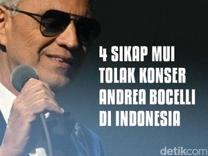 4 Sikap MUI Tolak Konser Andrea Bocelli
