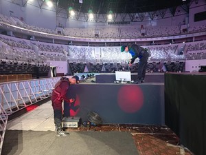 Brimob PMJ Sterilisasi Indonesia Arena Pastikan Konser BABYMONSTER Aman