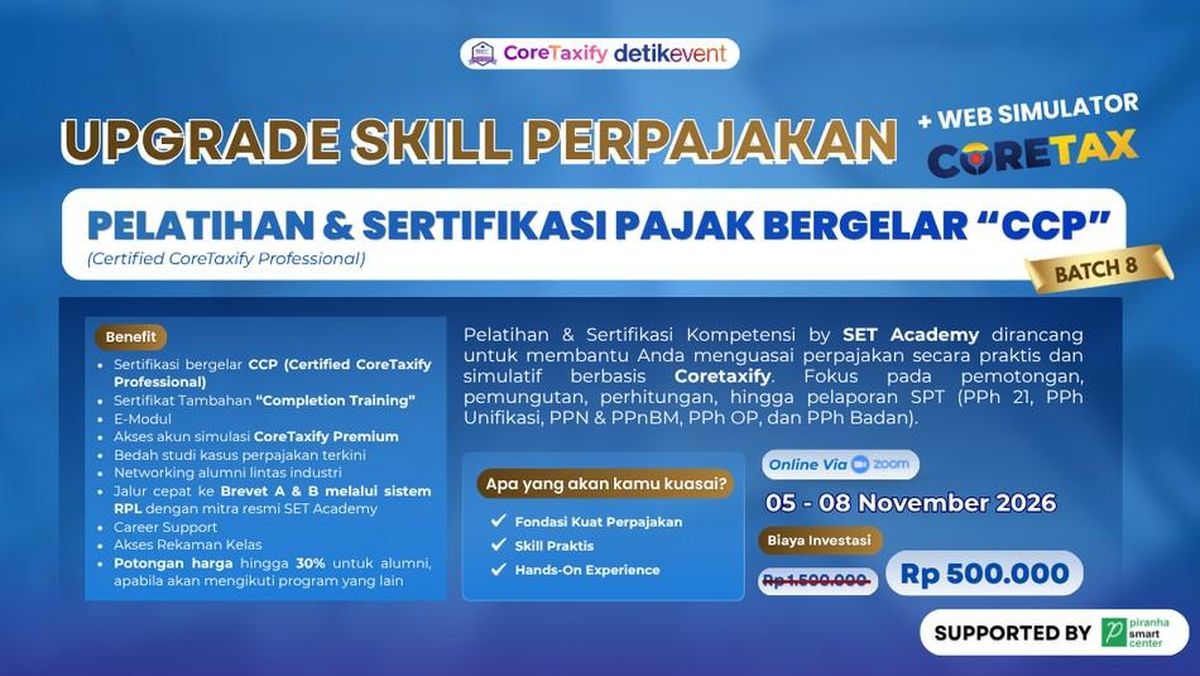 Ilustrasi berita Bisnis: Mau Jago Pakai Coretax? Yuk, Ikut Sertifikasi CCP dan Lanjut ke Brevet A &amp; B