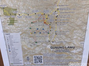 Kebakaran Gunung Lawu Dekati Permukiman di Karanganyar