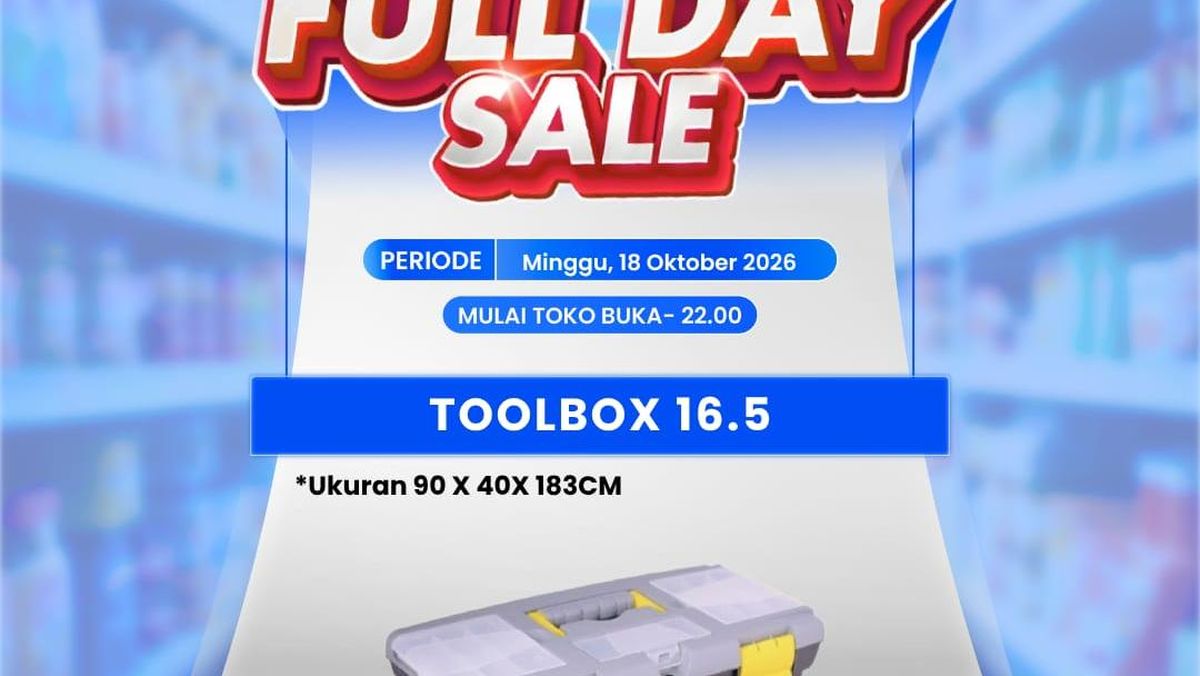 Transmart Full Day Sale Obral Toolbox Cuma Rp 87.000an — NadiKabar.com