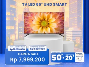 TV LED 65 Diskon Besar di Transmart Full Day Sale