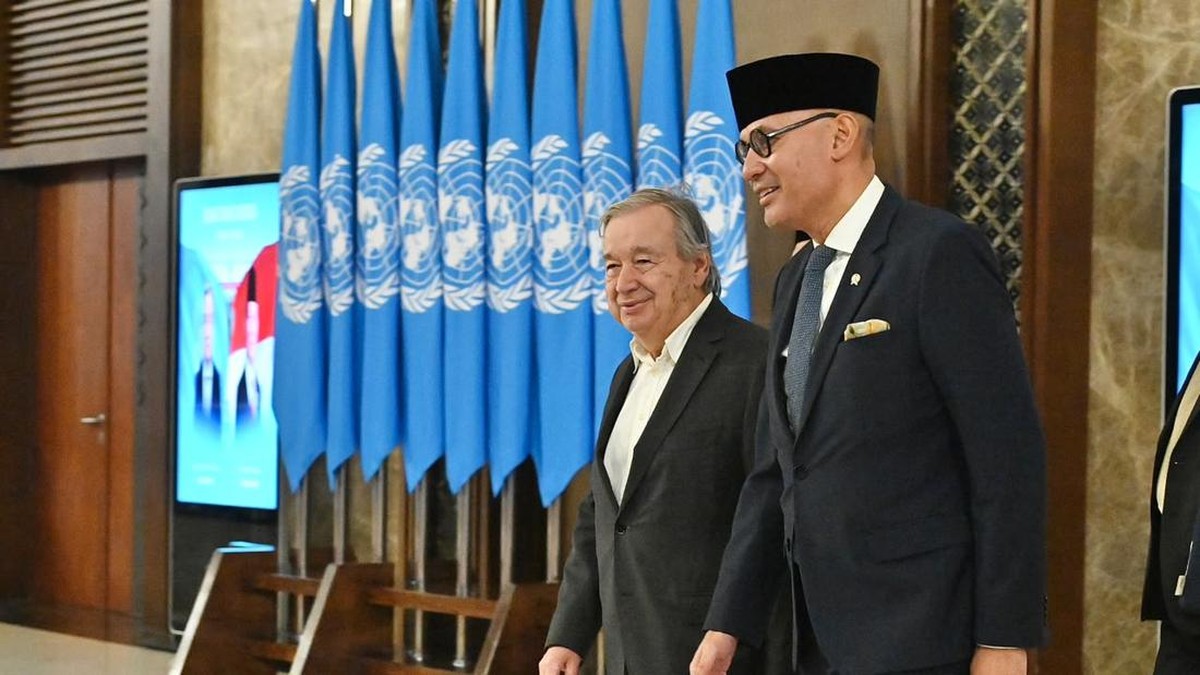 Guterres-Menlu Tata Kompak Sentil Hak Veto DK PBB, Sebut Ini