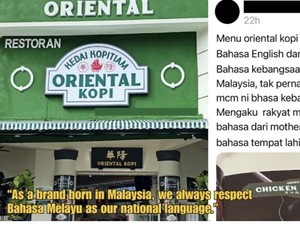 Menu Tak Pakai Bahasa Melayu, Kopitiam di Malaysia Ini Diprotes Netizen
