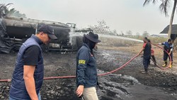 Gudang Diduga Penampungan BBM Ilegal di Ogan Ilir Terbakar, 3 Orang Luka