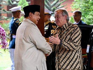 Usai Bertemu Prabowo, Sekjen PBB Bakal Bermalam di Hambalang