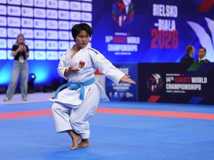 Karateka Indonesia Raih Medali Perunggu Kejuaraan Dunia Junior 2026