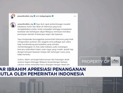 Anwar Ibrahim Apresiasi Penanganan Karhutla Oleh Pemerintah Indonesia