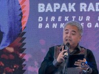 Direktur Risiko & Kepatuhan Bank Mega Syariah, Hanusa Prahara dalam siaran pers yang diterima CNBC Indonesia, Senin (19/10/2026). (CNBC Indonesia/Lynda Hasibuan)