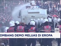 Gelombang Demo Meluas di Eropa