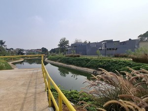 Pramono Resmikan 2 Embung di Jaktim, Bisa Jadi Jogging Track saat Kemarau