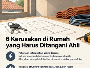 Sering Dikira Sepele, 6 Jenis Kerusakan di Rumah Ini Harus Diurus Ahli