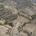 Hamparan Bukit Gerobogan yang mirip gurun pasir saat kemarau. (Tangkapan Layar Instagram/Grobogan.drone)