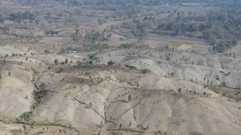 Kemarau kekeringan di Gerobogan