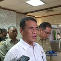 Menteri Pertanian (Mentan) Amran Sulaiman saat ditemui di kantornya, Jakarta, Senin (19/10/2026). (CNBC Indonesia/Martyasari Rizky)