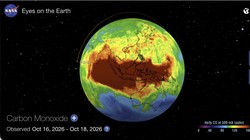 Peta NASA Masih Merah, Karbon Monoksida Membentang di Atas Indonesia