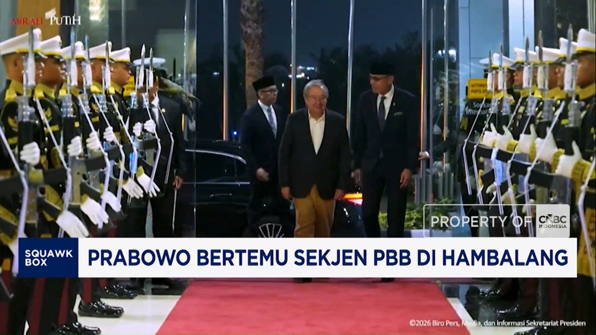 Video: Prabowo Bertemu Sekjen PBB di Hambalang