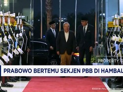 Prabowo Bertemu Sekjen PBB di Hambalang