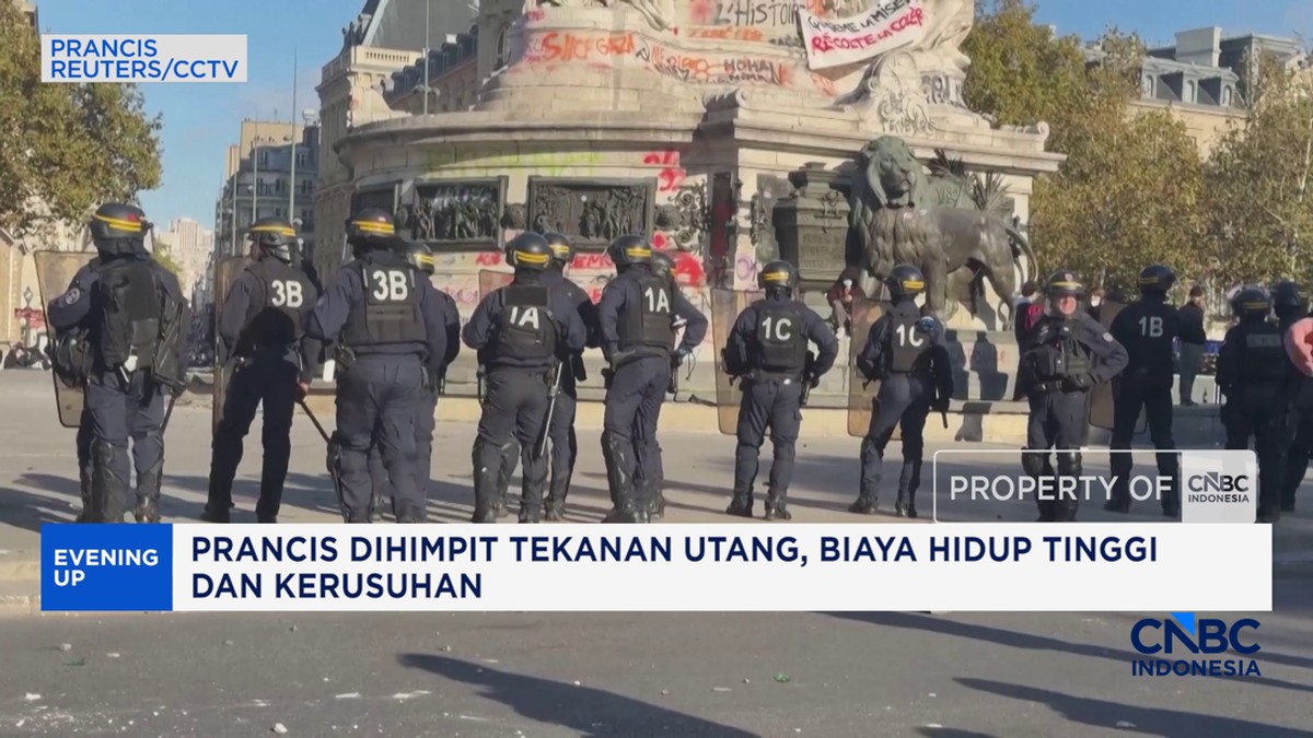 VIdeo:Prancis Dihimpit Tekanan Utang, Biaya Hidup Tinggi dan Kerusuhan