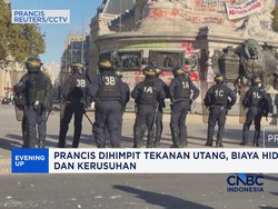 Prancis Dihimpit Tekanan Utang, Biaya Hidup Tinggi dan Kerusuhan