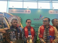 Seminar Nasional dan Musyawarah Nasional(MUNAS) XII Perhimpunan Bank Perekonomian Rakyat Indonesia (Perbarindo), Senin (19/10/2026)/Khoirul Anam