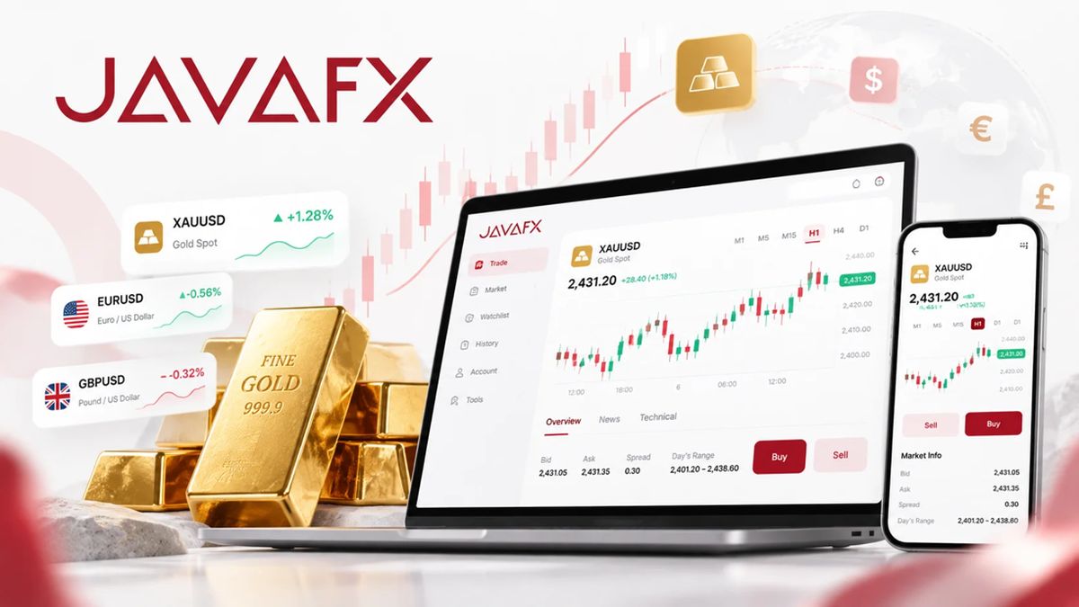 Ilustrasi berita Bisnis: Trading Emas XAUUSD Lebih Tenang di JAVAFX: Diawasi Bappebti, BI, dan OJK