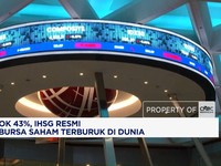 Anjlok 43%, IHSG Resmi Jadi Bursa Saham Terburuk di Dunia