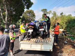 Truk Boks Tabrak 2 Motor di Jalur Magelang-Kopeng, Ibu dan Anak Tewas