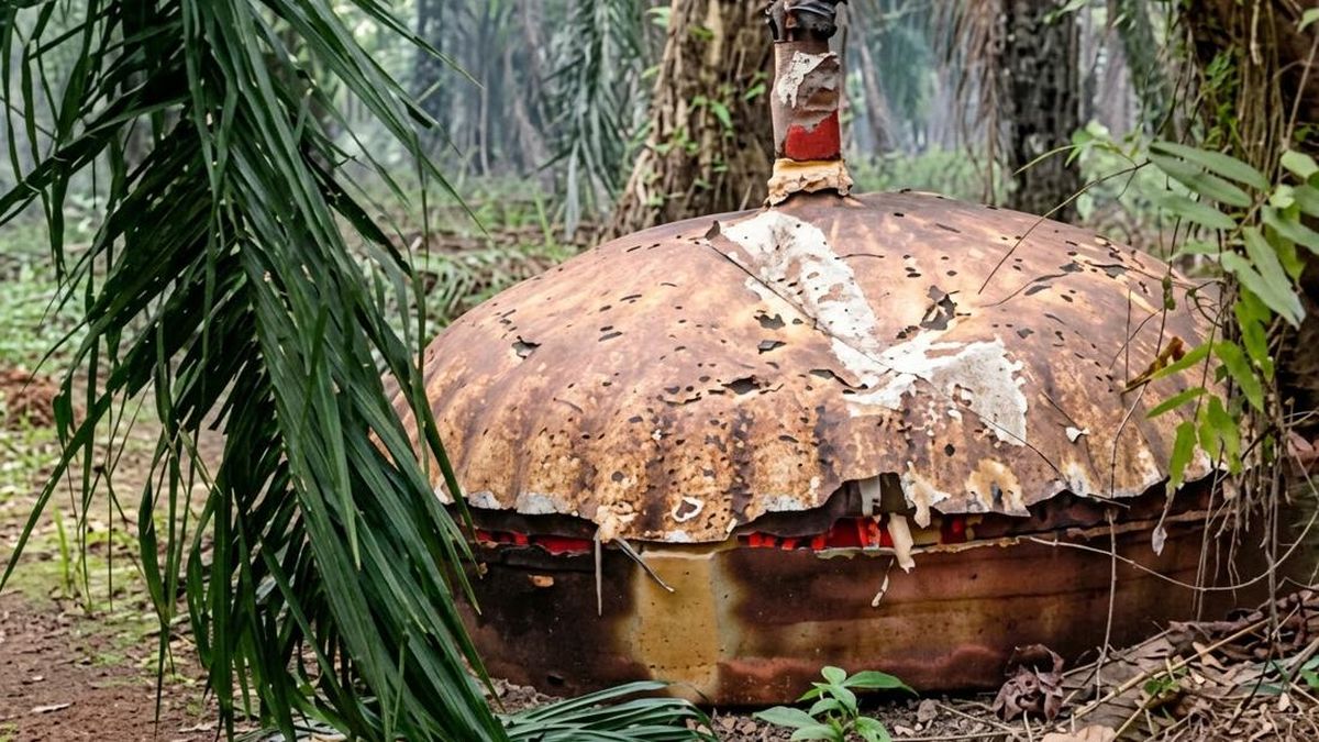 Benda Logam Mirip Kubah Kembali Ditemukan di Kebun Sawit Kotim Kalteng — NadiKabar.com