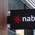 FILE PHOTO: A view of a National Australia Bank (NAB) logo in Sydney, Australia, May 5, 2025. REUTERS/Hollie Adams/File Photo