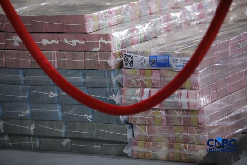 Penyerahan dana kerugian kepada korban perkara Koperasi Simpan Pinjam (KSP) Indosurya Tahap I di Gedung BPA Kejaksaan RI, Jakarta, Selasa (21/10/2026). (CNBC Indonesia/Faisal Rahman)