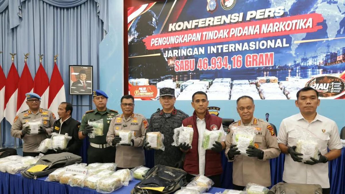 Polda Riau Sita Sabu Rp 84,5 Miliar, Setengah Juta Jiwa Terselamatkan — NadiKabar.com