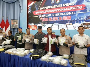 Polda Riau Sita Sabu Rp 84,5 Miliar, Setengah Juta Jiwa Terselamatkan