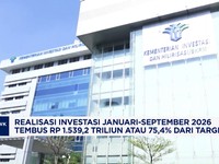 Realisasi Investasi JanuariSeptember 2026 Tembus Rp1.539,2 Triliun