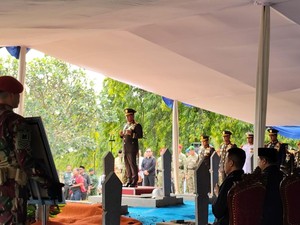 Panglima TNI Pimpin Pemakaman Eks KSAD Subagyo HS, Kapolri-Wapang Hadir