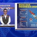 Kepala Pusat Data, Informasi dan Komunikasi Kebencanaan BNPB, Berton SP Panjaitan saat memberi keterangan update Kejadian Bencana dan Karhutla di Indonesia per 20 Oktober 2026. (Tangkapan Layar Youtube BNPB)