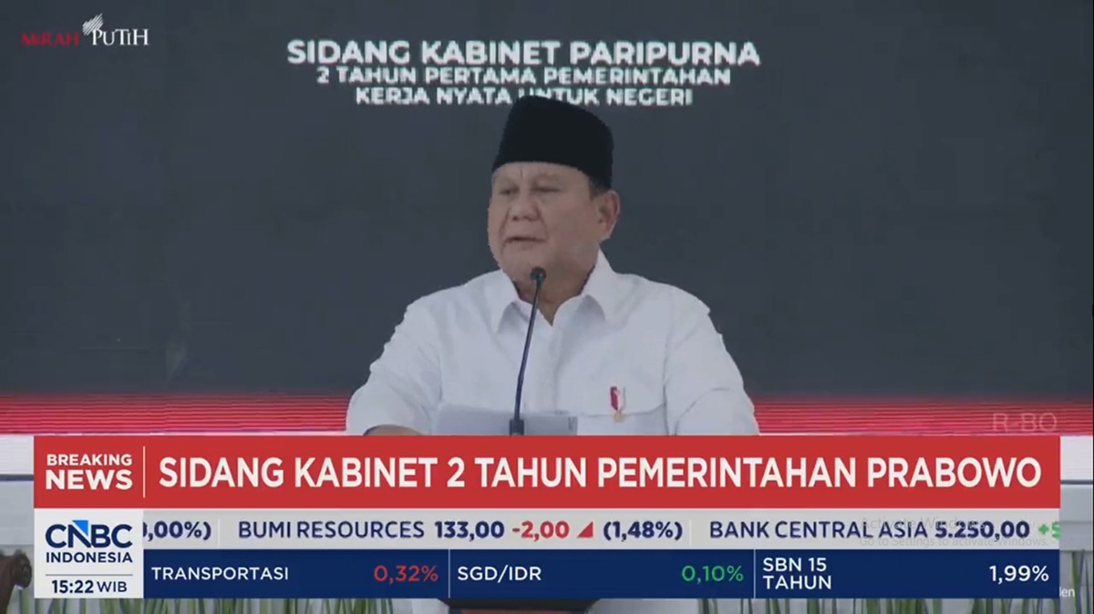 Video: 2 Tahun Memimpin, Prabowo Bangga dan Kerja Dengan Hasil Nyata