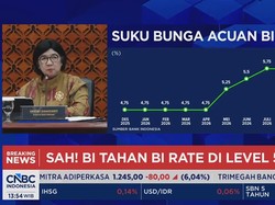 Ada Sentimen MSCI, BI Kembali Tahan BI Rate di Level 5,75%