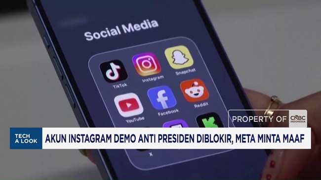 Akun Instagram Demo Anti Presiden Diblokir, Meta Minta Maaf