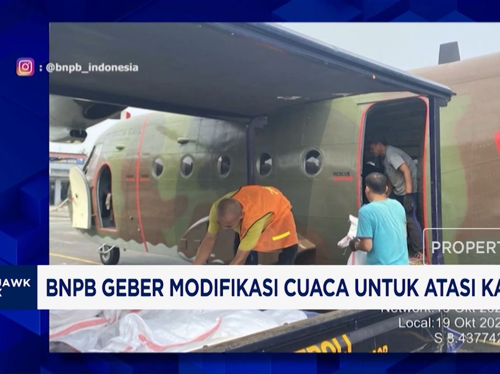 BNPB Geber Modifikasi Cuaca untuk Atasi Karhutla